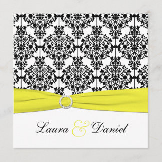 Invitación a la boda de la Damasco Negra, Blanca, 