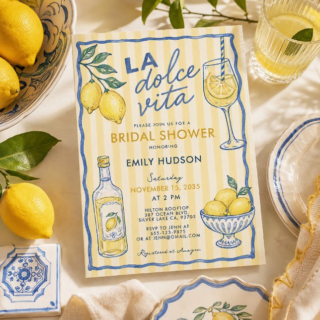 Invitación a la boda de La Dolce Vita Lemon (Subido por el creador)