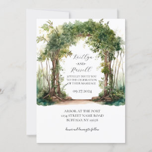 Invitación a la boda de la ecología caprichosa