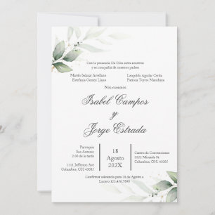 Invitación a la boda de la ecología española