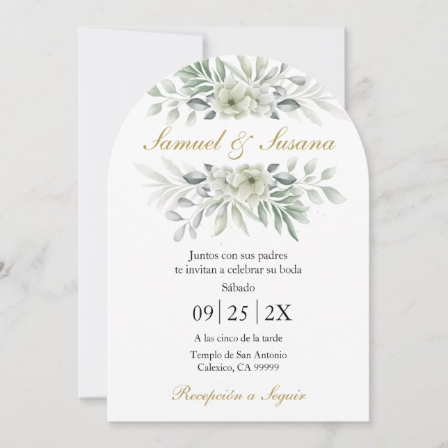 Invitación a la boda de la ecología española (Anverso)