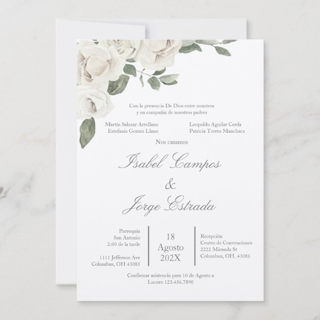 Invitación a la boda de la ecología española (Anverso)