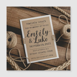 Invitación a la boda de la elegancia eterna