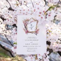 Invitación a la boda de la flor de cerezo Sakura
