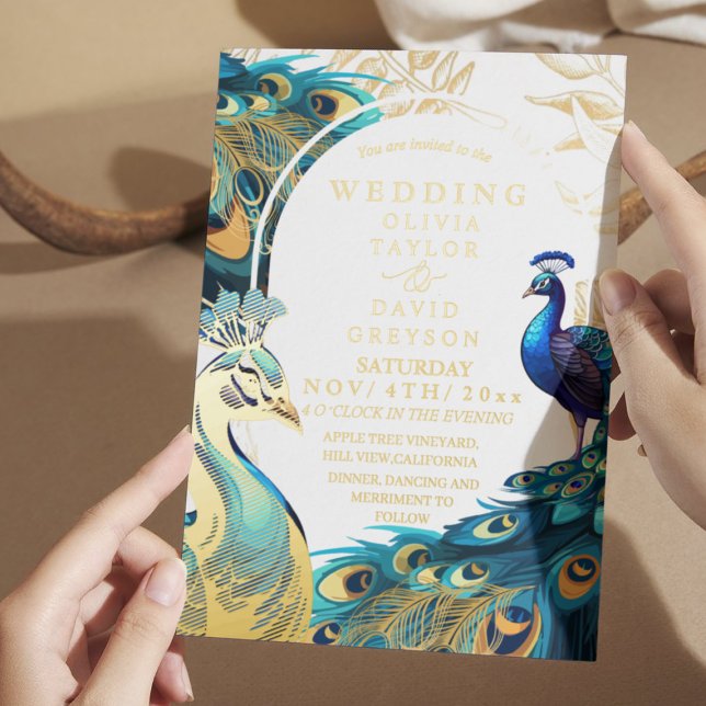 Invitación a la boda de la Flora de las plumas de  (Subido por el creador)