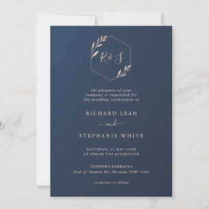 Invitación a la boda de la flota y la filiación ge