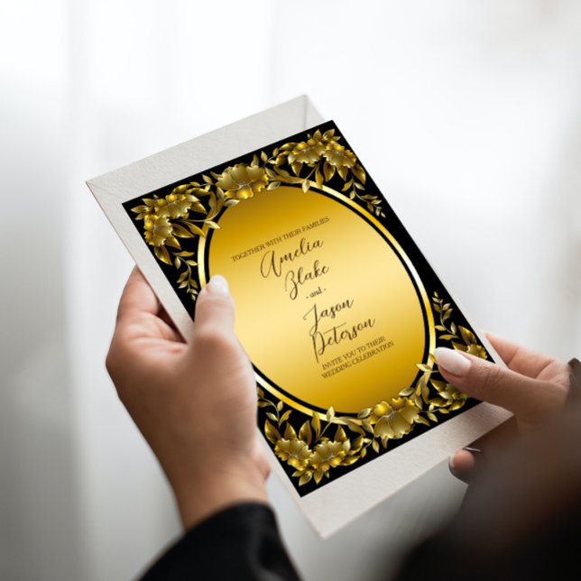 Invitación a la Boda de la Fórmula Dorada Regal de (Subido por el creador)