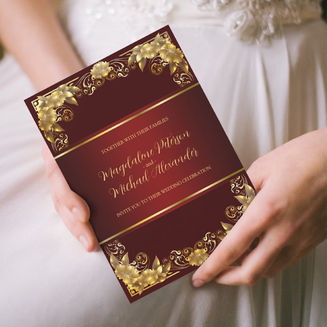 Invitación a la Boda de la Fórmula Dorada Regal de (Subido por el creador)