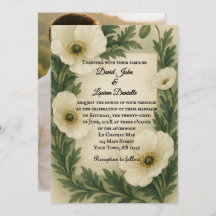 Invitación a la boda de la foto de la deriva de la