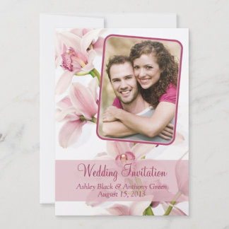 Invitación a la boda de la foto de Orquídea Rosa C