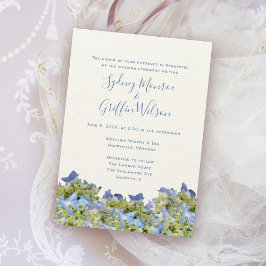 Invitación a la boda de la frontera de Bella Blue