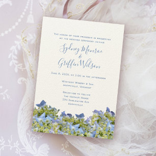 Invitación a la boda de la frontera de Bella Blue