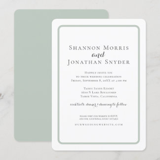 Invitación a la boda de la frontera de sabios mode