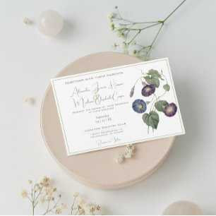Invitación a la boda de la gloria de la mañana