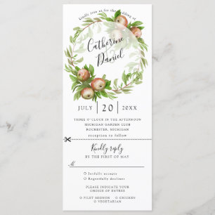 Invitación a la boda de la guerra de Apple con rsv