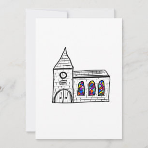Invitación a la boda de la iglesia