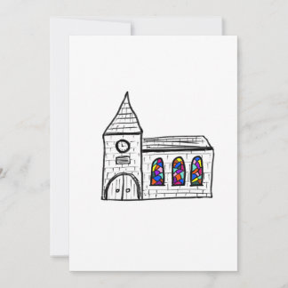 Invitación a la boda de la iglesia