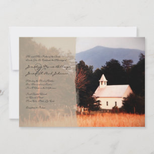 Invitación a la boda de la Iglesia de la Montaña