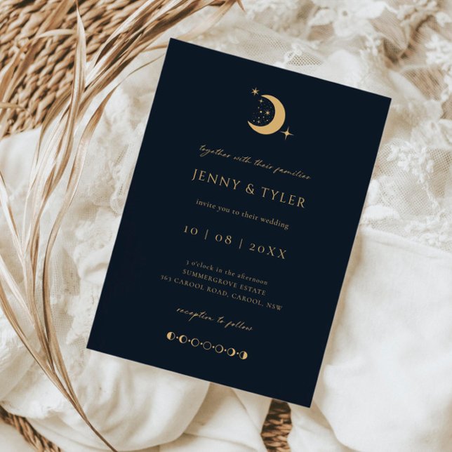 Invitación a la boda de la luna celestial y las es (Subido por el creador)