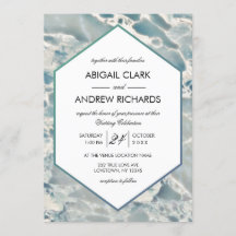 Invitación a la boda de la luna de la playa Ocean 