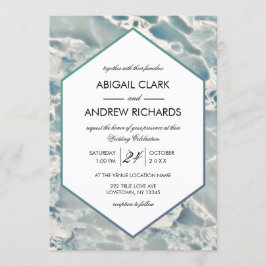 Invitación a la boda de la luna de la playa Ocean