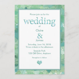 Invitación a la boda de la luna de mar