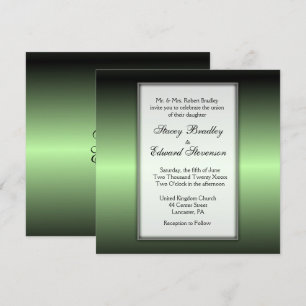 Invitación a la boda de la luna verde de Apple