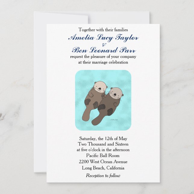 Invitación a la boda de la manta de la orejeta de  (Anverso)