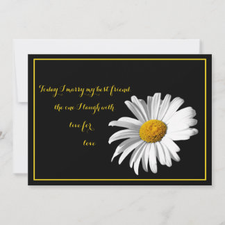 Invitación a la boda de la marea blanca de oro neg