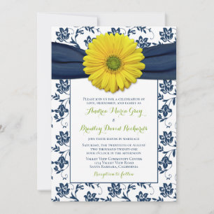 Invitación a la boda de la marea de la marea amari