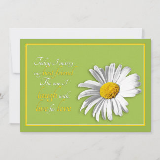 Invitación a la boda de la marea del oro verde bla