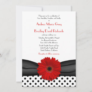 Invitación a la boda de la marea negra del polka b