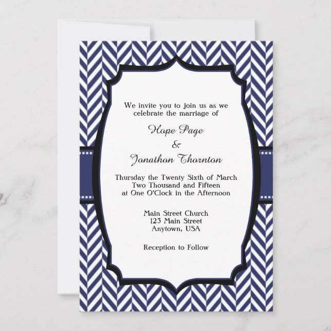 Invitación a la boda de la marihuana blanca azul d (Anverso)