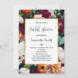Invitación a la boda de la Marina Bridal Flowers