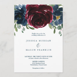 Invitación a la boda de la Marina de Borgoña