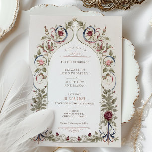 Invitación a la boda de la Marina de Borgoña en Vi