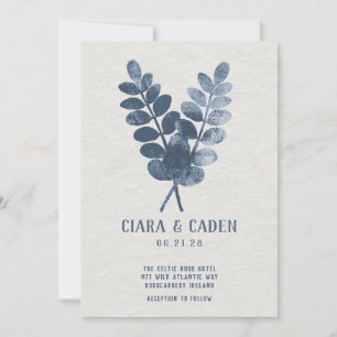 Invitación a la boda de la Marina de Linen Palms