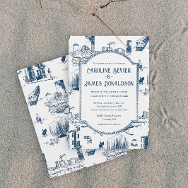 Invitación a la boda de la Marina del Toile de Bos