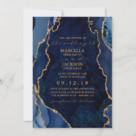 Invitación a la boda de la Marina y el oro