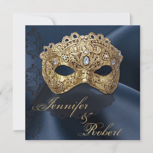 Invitación a la boda de la Marina y la Mascarada d (Anverso)