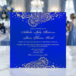Invitación a la boda de la Marina y la Royal Blue 
