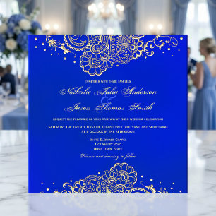 Invitación a la boda de la Marina y la Royal Blue