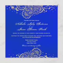 Invitación a la boda de la Marina y la Royal Blue 