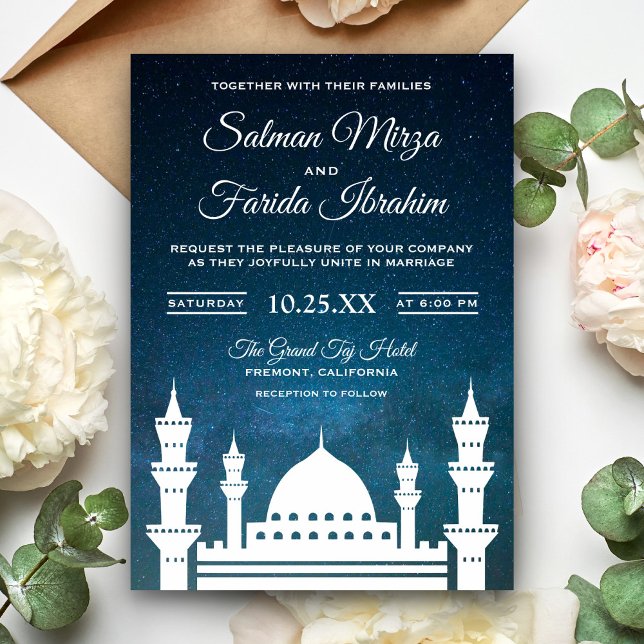Invitación a la boda de la Mezquita Islámica de la (Subido por el creador)