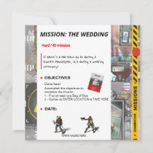 Invitación a la boda de la misión Zombicide