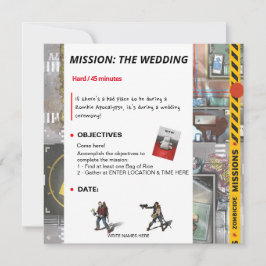 Invitación a la boda de la misión Zombicide