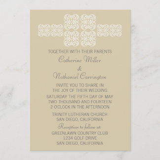 Invitación a la boda de la Moda bohemia lata