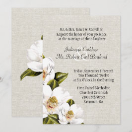Invitación a la boda de la Moda Southern Belle Mag
