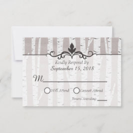 Invitación a la boda de la naturaleza rústica del
