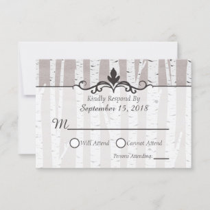 Invitación a la boda de la naturaleza rústica del